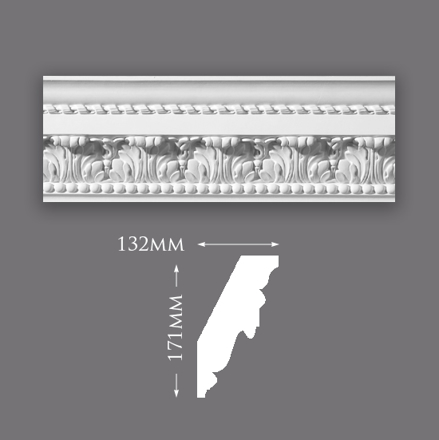 Acanthus Classic Plaster Cornice