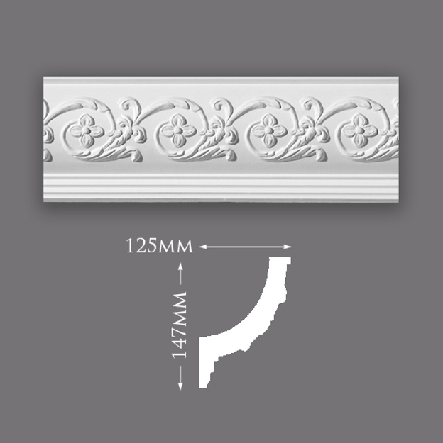 Acanthus Scroll Lighting Plaster Cornice