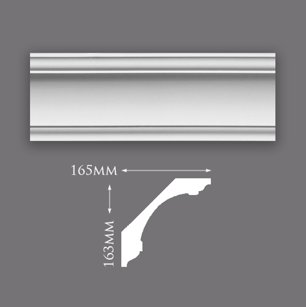 Picture of Large Swan Neck Plaster Cornice