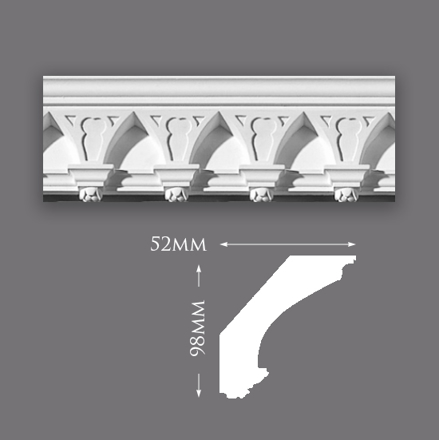 Picture of Small Gothic Plaster Cornice