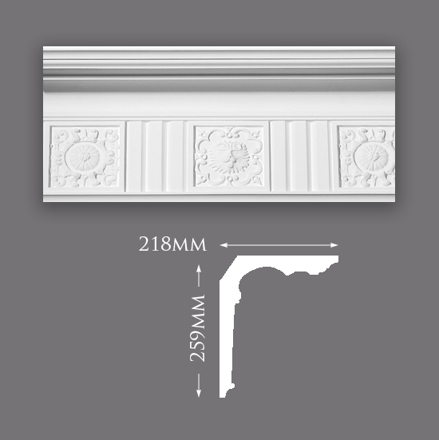 Picture of Majestic Patterned Plaster Cornice