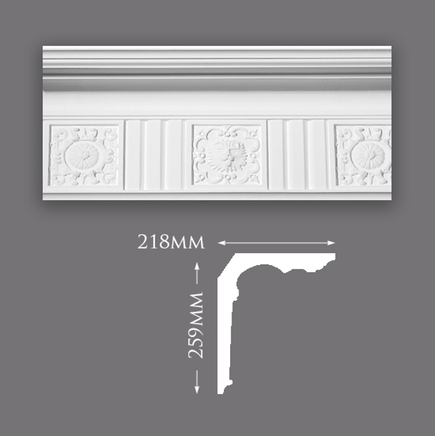 Picture of Majestic Patterned Plaster Cornice