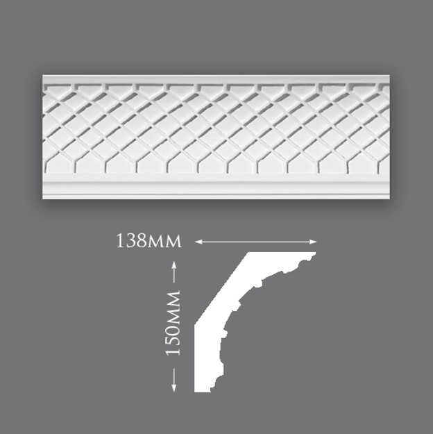 Picture of Lattice Plaster Cornice