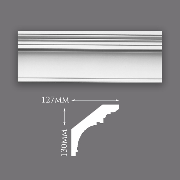 Picture of Georgian Swan Neck Plaster Cornice