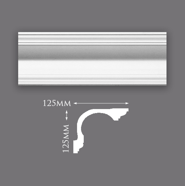 Picture of Trinity Swan Neck Plaster Cornice