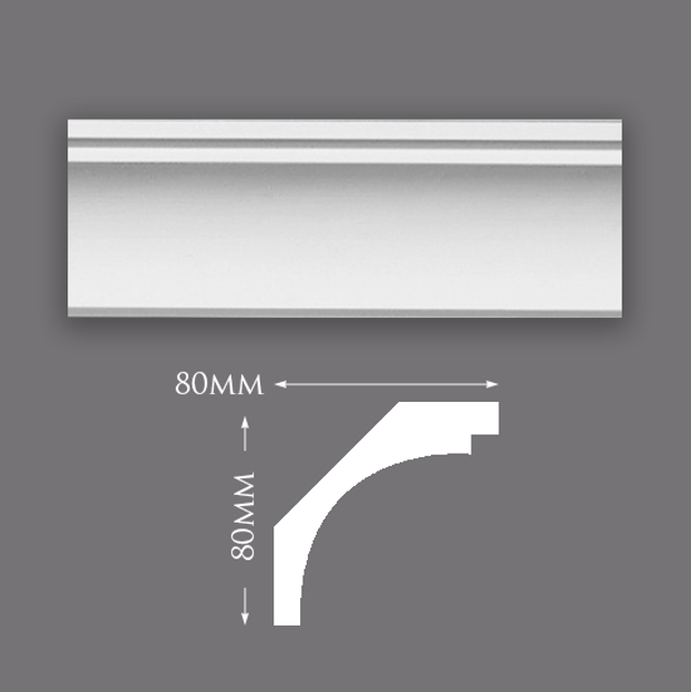 Plain Run Cove Plaster Cornice