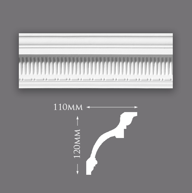 Large Rib and Bead Cornice