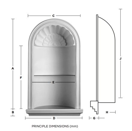 Palladio Plaster Niche