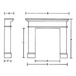 Hodkin and Jones Full fire Surround Measurement Guide