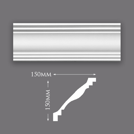 Picture of Sample - Oxford Plaster Cornice