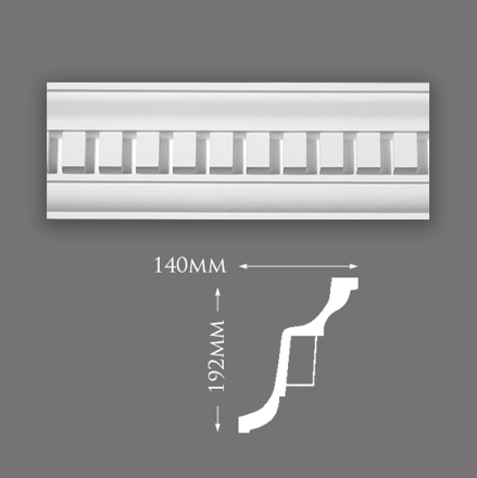 Heavy Dentil Plaster Cornice