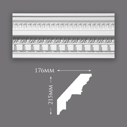 Picture of Sample - Eaton Dentil Plaster Cornice