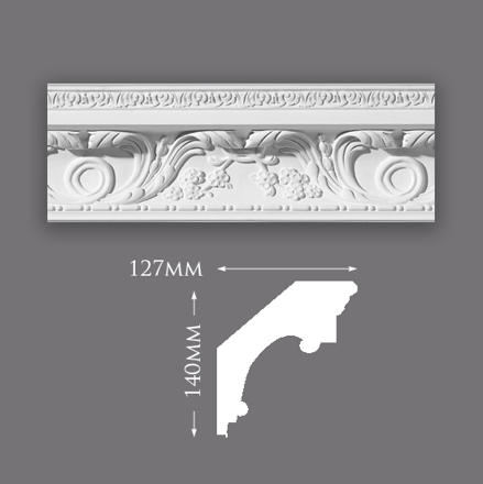 Picture of Sample - Medium William & Mary Plaster Cornice